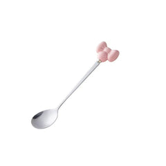 304 Stainless Steel Bowknot Cutlery Set, Creative Cute Fruit Fork, Coffee Spoon, Dessert Cake Fork and Spoon, Elegant Dining Essentials