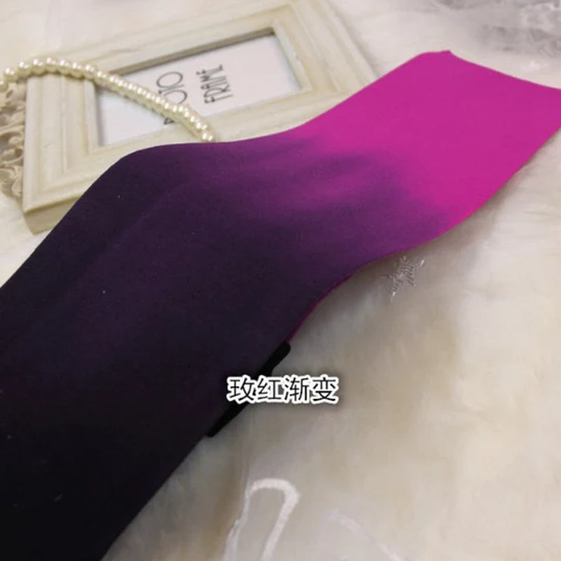Harajuku Women'S 120D Velvet Tights Candy Color Gradient Opaque Seamless Stockings Tight Pantyhose Female Pantys Medias