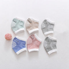 6 Pairs of Baby Crawling Non-Slip Knee Pads for Boys and Girls Cartoon Elastic Toddler Solid Color Knee Pads Four Seasons Warm Accessories Baby Gifts Baby Knee Pad Baby Knee Pads