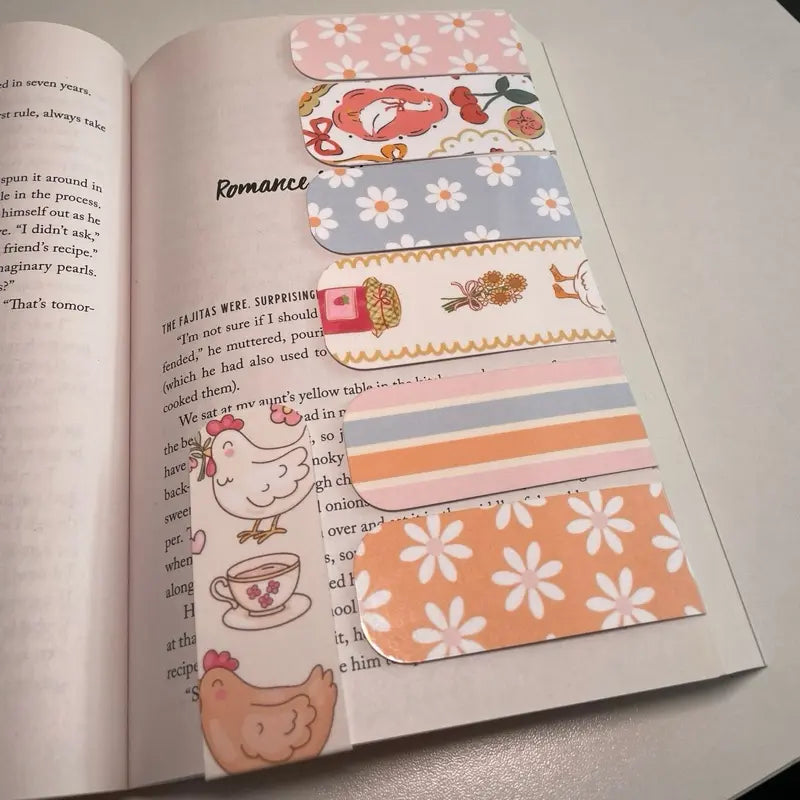 The Scribby Squid Magnetic Bookmarks Cute Designs : Handmade