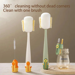 New 5-In-1 Cup Washing Household Multi-Function Cup Brush Water Cup Insulation Cup Brush Bottle Cleaning Sponge Brush