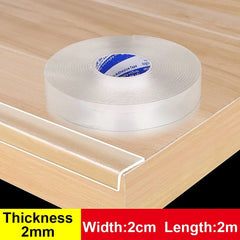 Table Edge Guard Tape Furniture Corner Bumper Self Adhesive Collision Proof Protective Strip Thickened Transparent Soft Tape