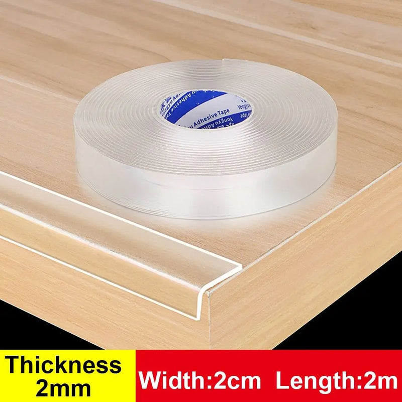 Table Edge Guard Tape Furniture Corner Bumper Self Adhesive Collision Proof Protective Strip Thickened Transparent Soft Tape