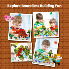 Magnetic Building Blocks Dinosaur Theme Kid Toys for 3+ Years Old Boys Girls, STEM Building Gifts for Kids, Magnets Sensory Game for Toddler 48PCS